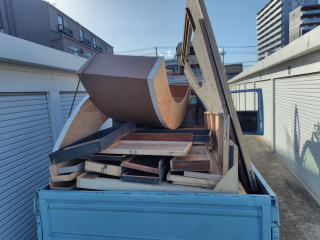 ベニヤ板の廃棄処分